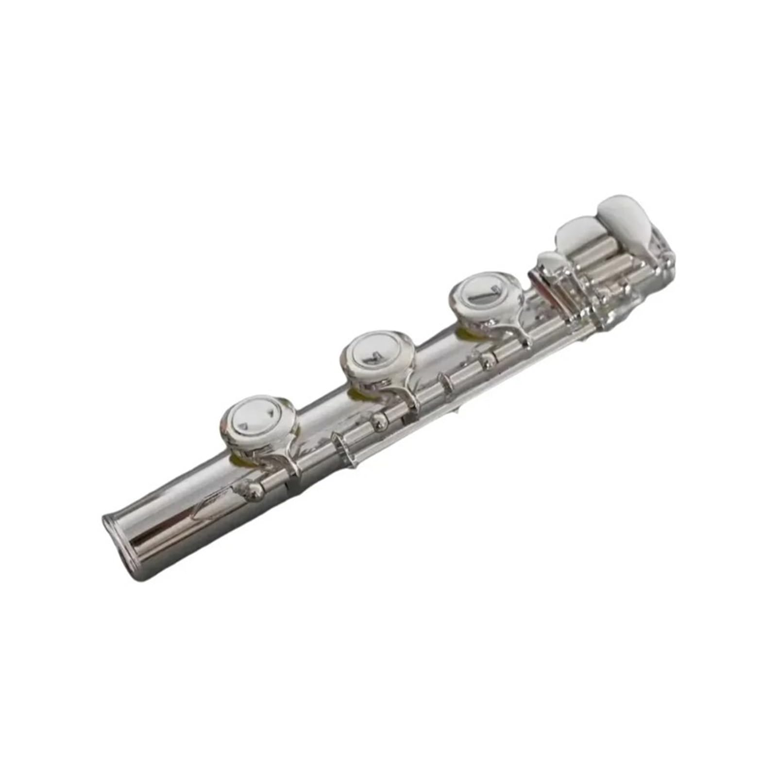 Pieza de repuesto de sección trasera de articulación de pie B de flauta, accesorio de reparación de instrumentos musicales estándar for flautas y técnicos, 1 ud.