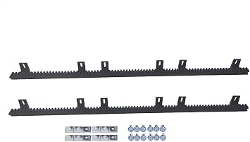 Nylon Gear Rack for DK1350 Automatic Sliding Gate Openers with Installation Hardware2pcs, 6.56ft