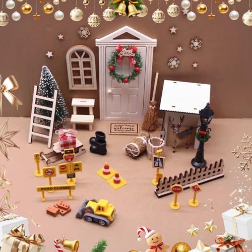 Kit Lutin Farceur de Noël avec porte d'elfe magique pour amuser vos enfants en décembre