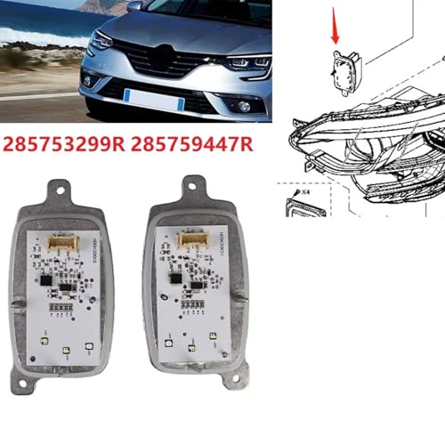 Pack de 2 unidades de control IP68 con protección de circuito contra cortocircuitos para luz de conducción diurna miniatura 3