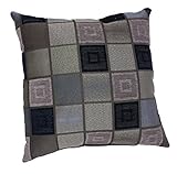 Brentwood Originals 8685 Window Pane Toss Pillow, 18-Inch, Rust