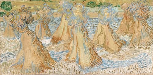 Tableau Vincent Van Gogh Gerbes de blé affiche sur toile 60x90cm pour salon