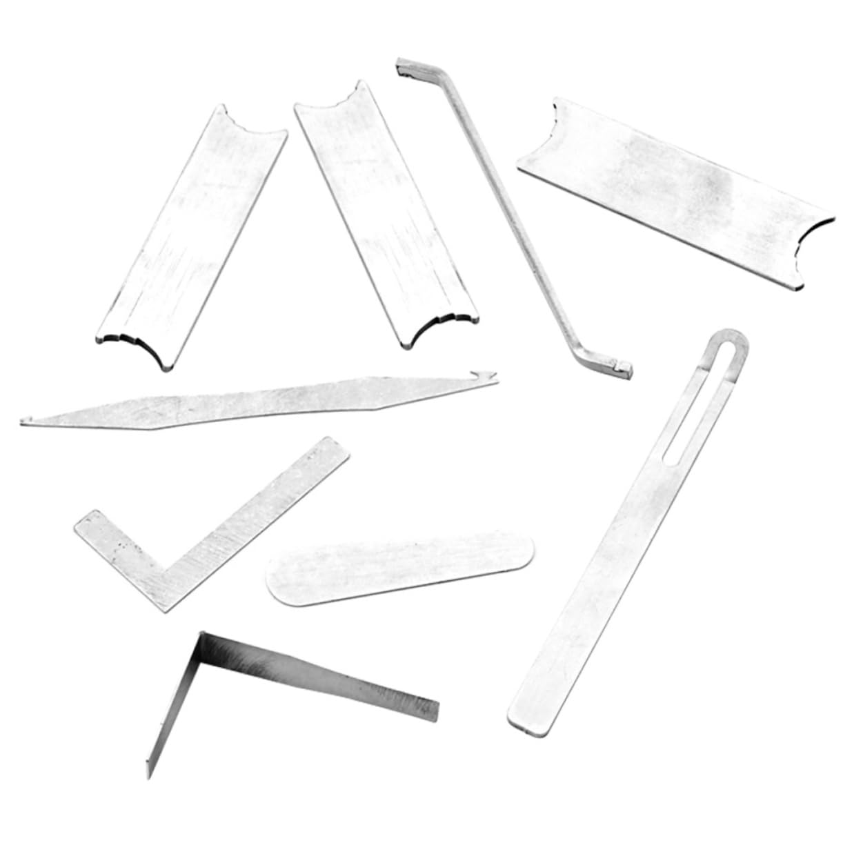 Kit di Riparazione per Clarinetto Cc17 in Metallo Argento | Strumenti Fiato, Impugnatura Antiscivolo Leggera, Regolazione Giunto e Finitura Resistente All'usura