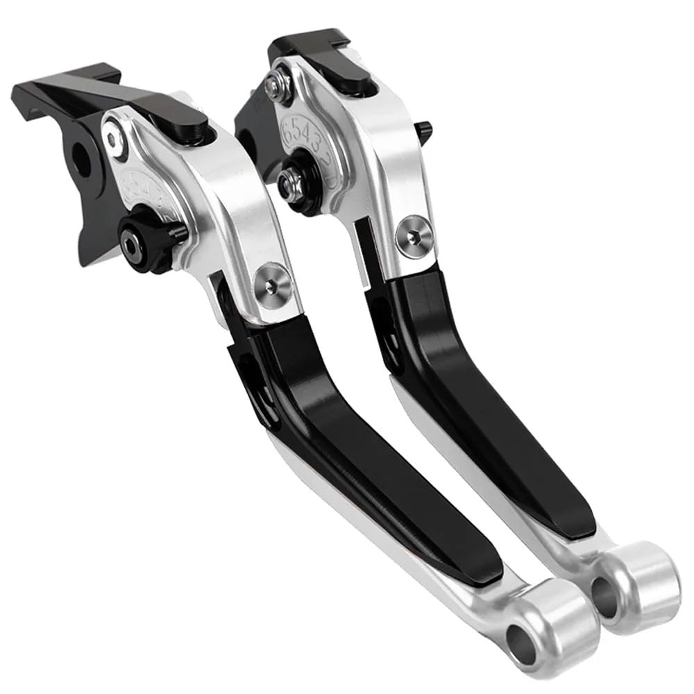 Wxpyaqt Pp Handlebar Clutch Lever For Xmax Motorcycle Lever Sets Brake Clutch Extendable Adjustable Bendable Levers For X-Max 125 250 300 400 2023-2025