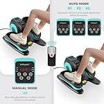 Under Desk Elliptical Machine, Electric Leg Exerciser for Seniors, Compact Seated Pedal Exerciser, Portable Elliptical Trainer with Remote and Non-Slip Pedals for Teens Adults - Image 4