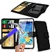 Produktbild N4U Online® Clip Kunstleder & Hartglas für Wileyfox Storm 4G - Karbonfaser