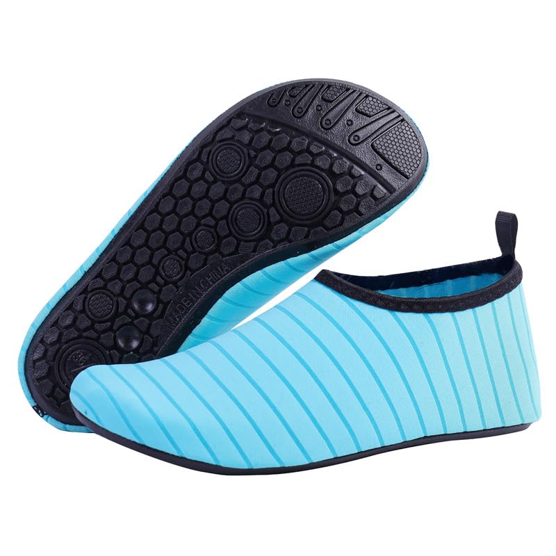 Water Sports Shoes for Women Men Barefoot Quick-Dry Aqua Socks Slip-on for Beach Swim Surf Exploration Yoga Exercise Beach Casual Sandals Fitness Shoes