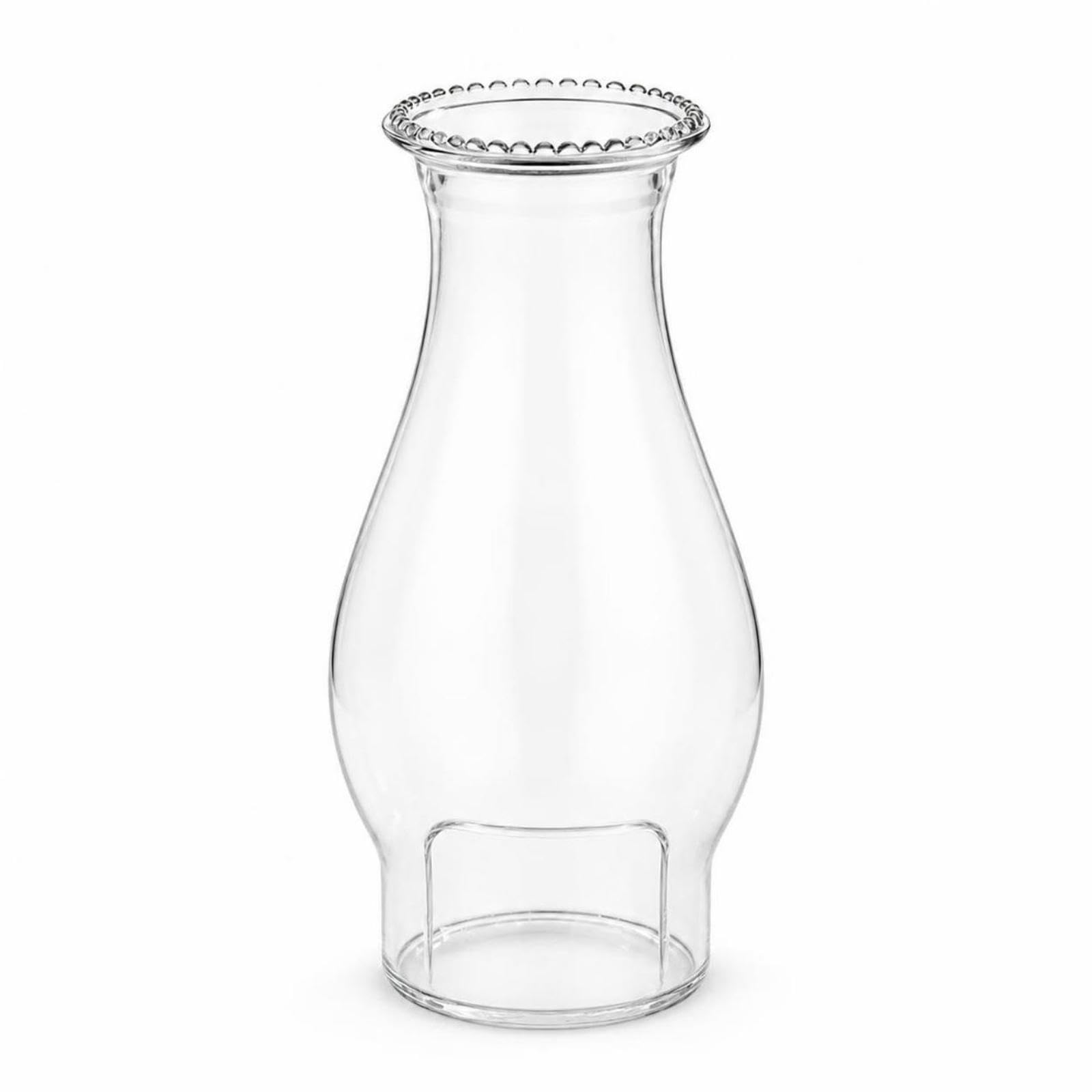 Oil Lamp Chimney Clear Glass Chimney with Beaded Rim Replacement Oil Lamp Shade for Home Decor, Repair Projects-image-32