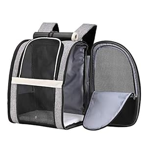Texsens Pet Carrier Backpack with Window Blind for Small Cats Dogs, Ventilated Design, Safety Straps, Buckle Support, Collapsible, Designed for Travel, Hiking, Winter Outing, Outdoor, Go to Vet