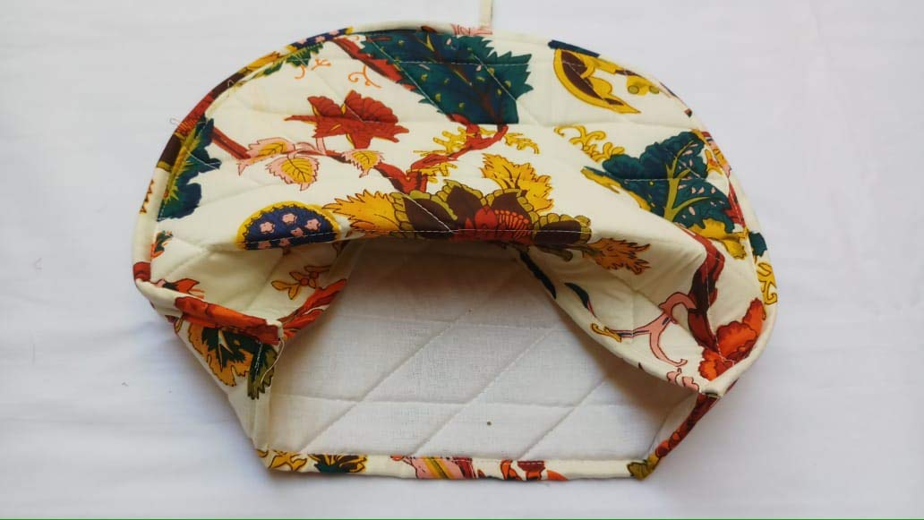 Fashionmart Mandala Tea Cozy Hand Block Winter Tea Kettle Warmer Pot Cover Hot Coffee Handmade Kitchen Décor