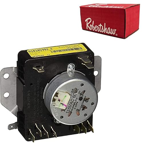 [W10185992 Timer OEM Mania] WPW10185992 New OEM Produced for Dryer Timer Replacement Part Compatible with W10185992