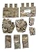 MOLLE MultiCam / OCP Pouch Set, Official USGI Issue (9 Pouches Total), USA Made