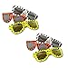Plastic Animal Print Sunglasses 24 Pc