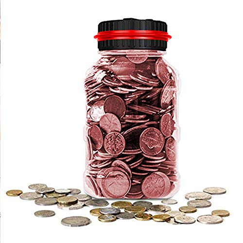 HeQiao Digital Coin Bank LCD Auto Counting Kids Money Banks for US Coins (Pink) - Thumbnail 2