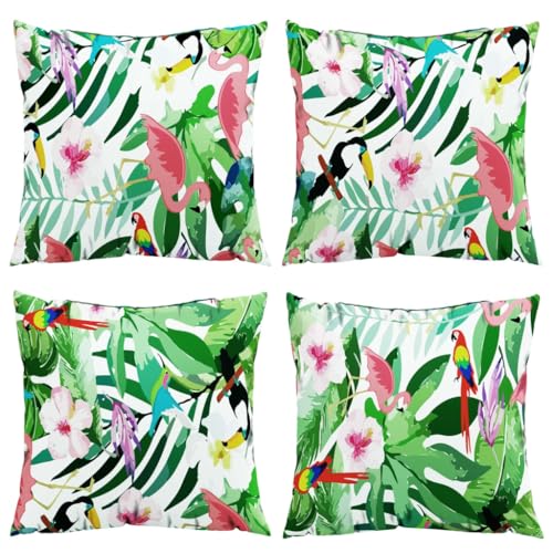 Coussins décoratifs 60x60 cm lot de 4 en polyester multicolore