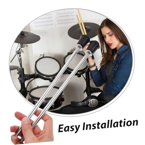 Soporte de pata para bombo, soporte de montaje para batería, accesorio de percusión miniatura 2