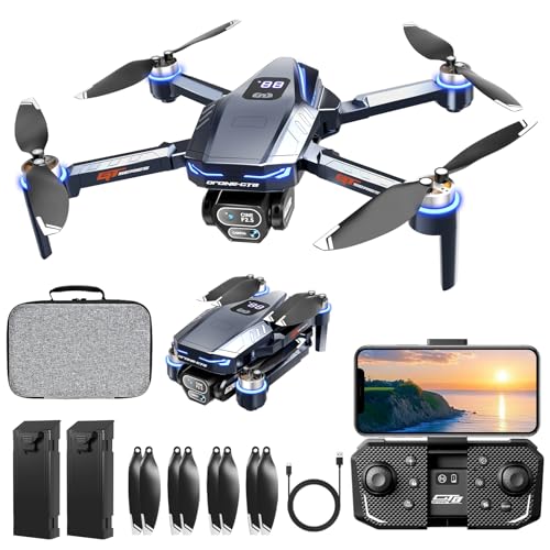 Digital Display Drones with Camera for Adults 4k Brushless Motor ...