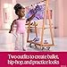 American Girl, Truly Me #127 Doll & Dance All Day Set, with Hazel Eyes, Curly Dark-Brown Hair, Very Deep Skin, Ages 6+