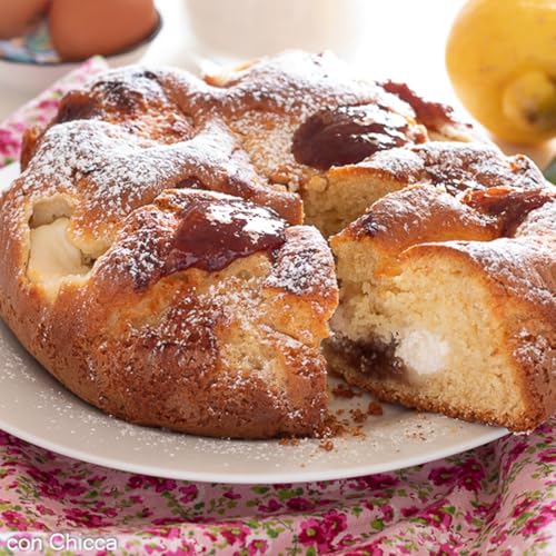 Torta morbida ricotta e marmellata