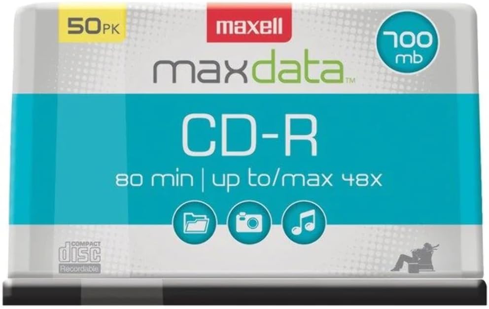 Maxell 648250 CD-R Spindle 50 Count