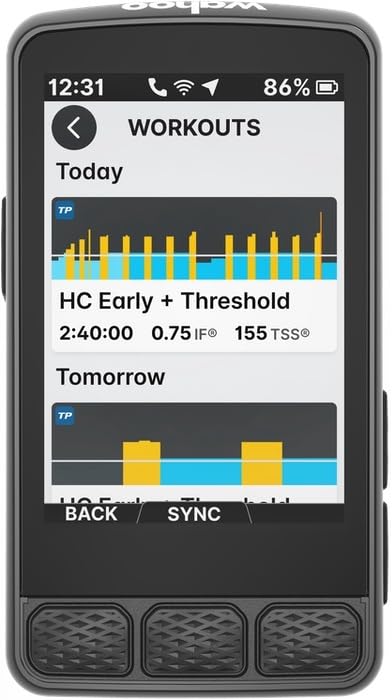 Wahoo Fitness ELEMNT ROAM 3 GPS Fahrradcomputer, Schwarz – Ansicht 8