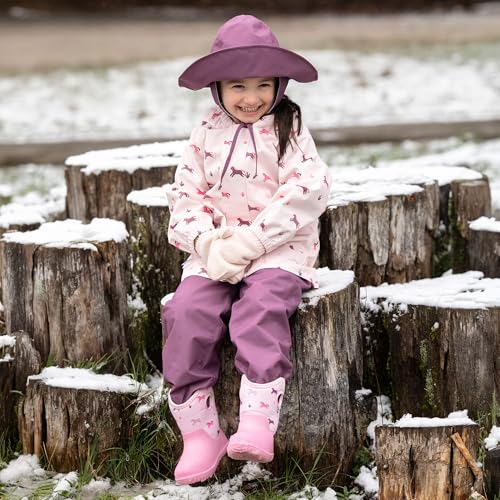 Image of JAN & JUL Waterproof Rain Jacket, Raincoat with Hood for Girls and Boys