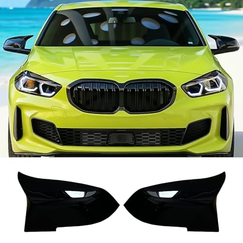 MNGYNUKA Mirror Caps Gloss Black Compatible with BMW X1 F48 2016-2022, X2 F39 2018-2023, F40 F44 2019-2024, Z4 G29 2019-2023 Models Rearview Side Wing Mirror Cover Caps(For F39 F40 F44 F48 G29 Z4)