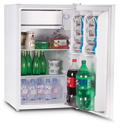 Commercial Cool CCR32W Compact Single Door Refrigerator and Freezer, 3.2 Cu. Ft. Mini Fridge, White on Fridge.com