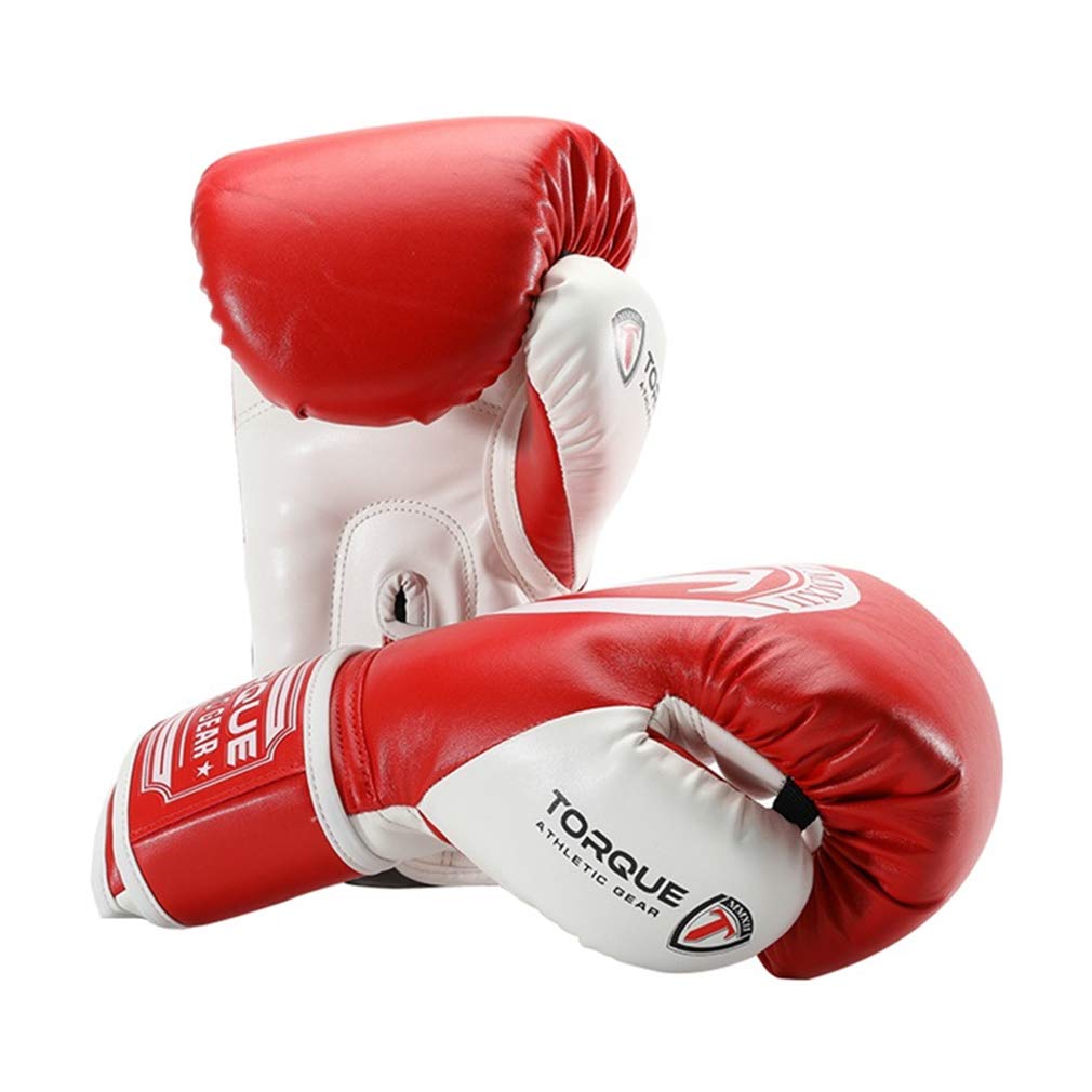 Formazione Guantoni da Boxe, Training Sparring Sacco per Il Pugilato Grande per Heavy Sacco per Il Pugilato, Double Ball velocità Finale E Messa A Fuoco dei Rilievi di Punzonatura,Black White,14oz