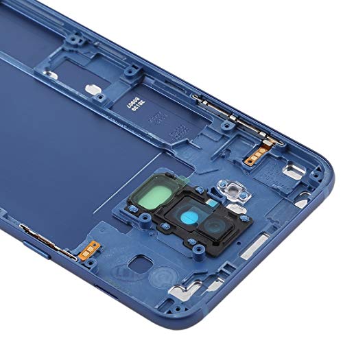 Pièce de rechange couverture arrière Galaxy A6+ 2018 bleue