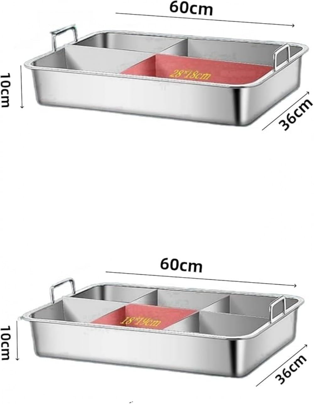 KOKUMON おでん鍋 6 仕切 ステンレス製 両手鍋 IH・直火両対応 洗いやすい 熱伝導性良い 家庭用・小規模店舗用 煮込み・