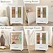 Pet Wardrobe Closet - Stackable Storage Bins with Doors, Wheels, and Hanging Rods - Stackable Drawers - Dog Accessories, Toys, Clothes