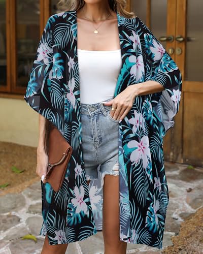Image of Swimsuit Coverups for Women Sarong Beach Bikini Wrap Sheer Short Skirt Chiffon Scarf for Swimwear