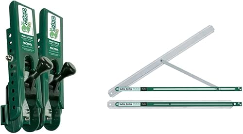 PacTool SA90338 Gecko Gauge - Herramienta de bloque de montaje de revestimiento LP y herramienta de medición de ángulo SA904 de 30 pulgadas -