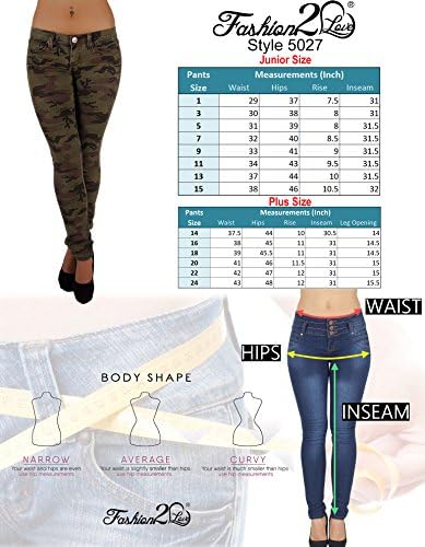 Pockets Camouflage Skinny Jeans 