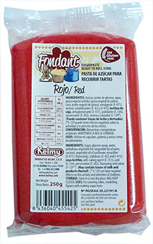 Kelmy Fondant Rojo 250G 250 g