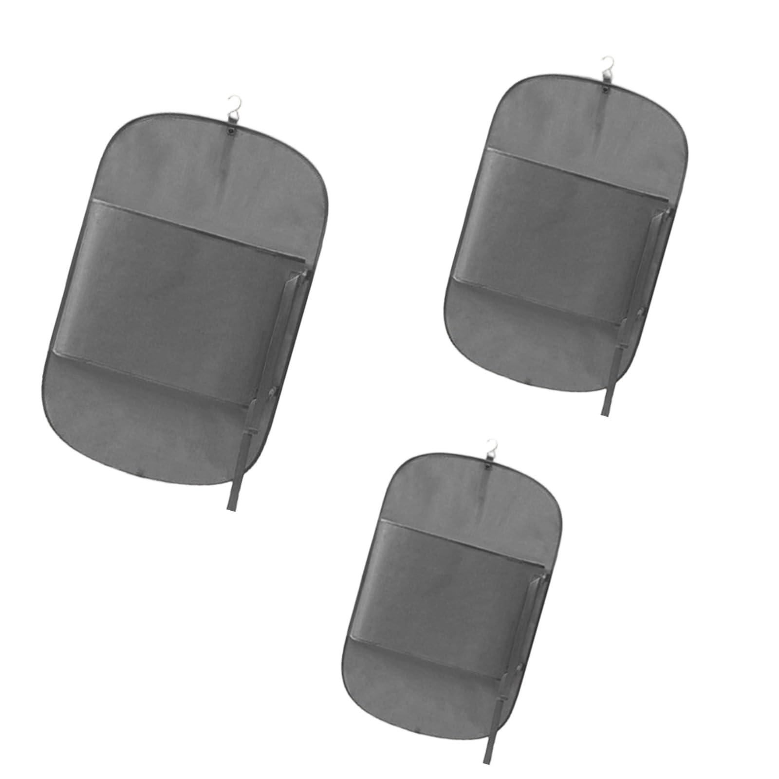 Carotoe Grey Foldable Hanging Storage Bag For Closet Organization Compresses Down Coat And Thick Jackets To Saving Space Capacity Efficiently Compressible Wardrobes Organizers