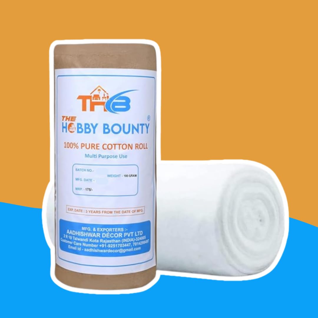 THB 100gm,Pure Cotton Roll For Makeup Remover Cotton Pads For Face | Toner application |Ultra Soft |Cotton Facial Cleansing Wipes For Parlor and Baby Care