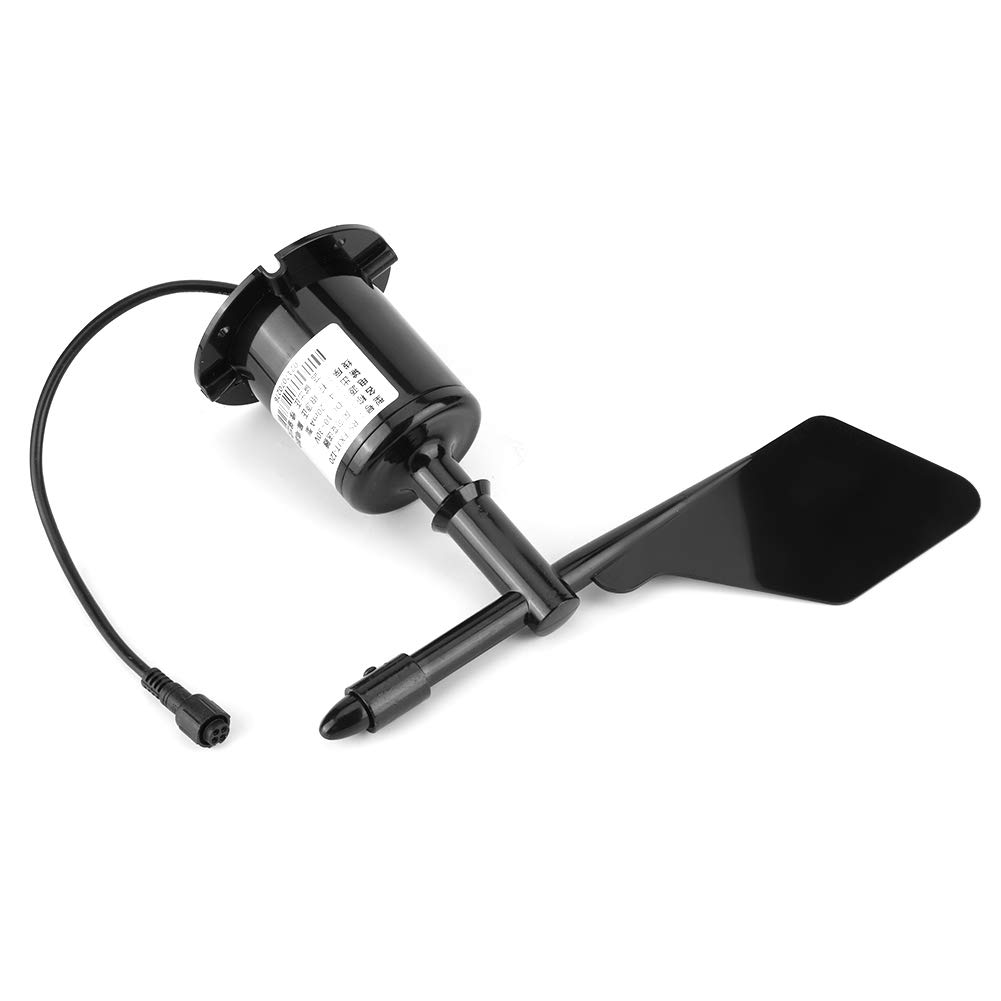 Sensor de velocidad de viento de Sunicon, 4-20 mA 8 direcciones de indicación del sensor de velocidad de viento de policarbonato Herramienta de medición de anemómetro para