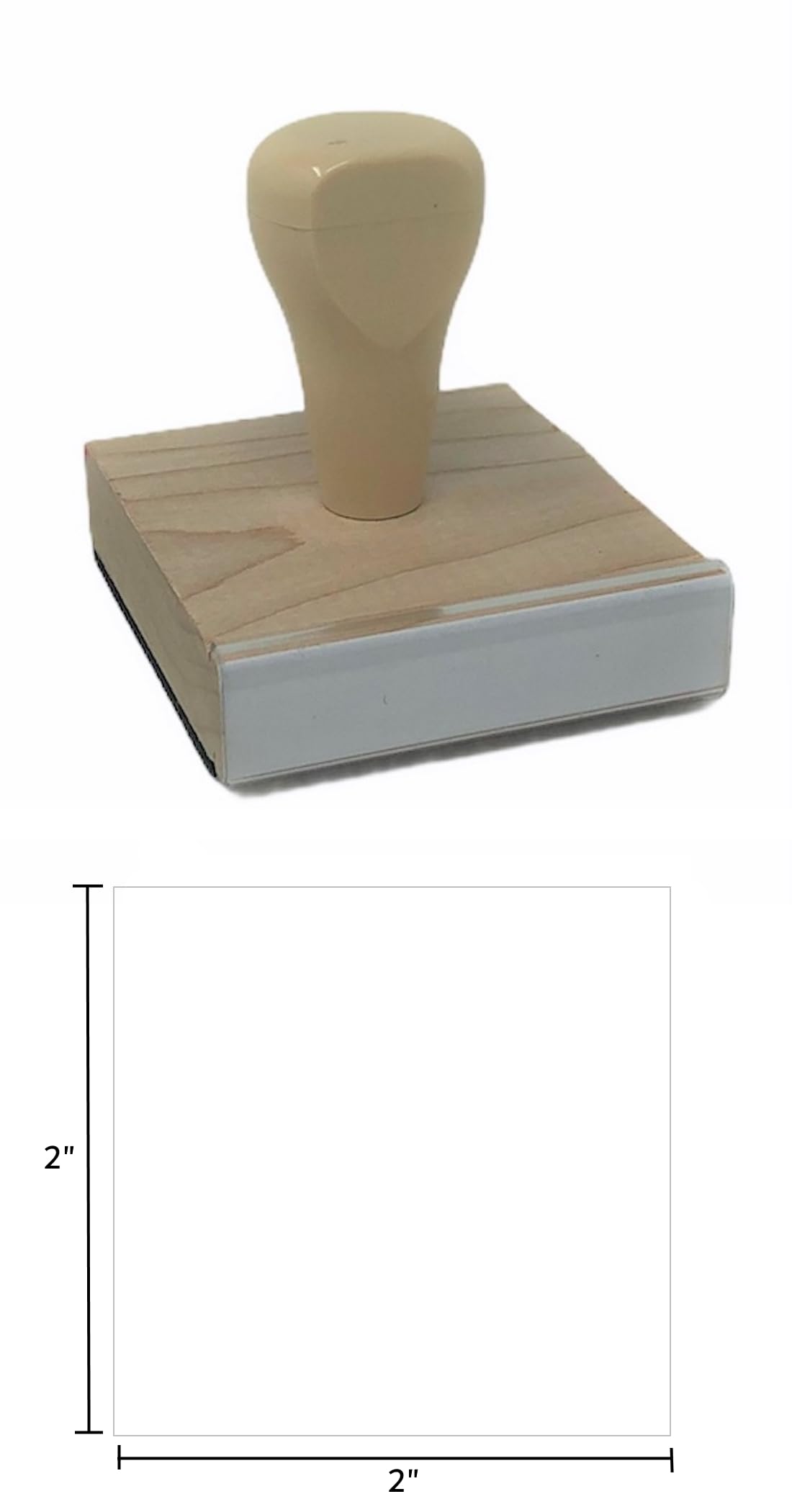 Infusion Apple Rubber Stamp, 2 X 2'' Wood Stamp - Image 5