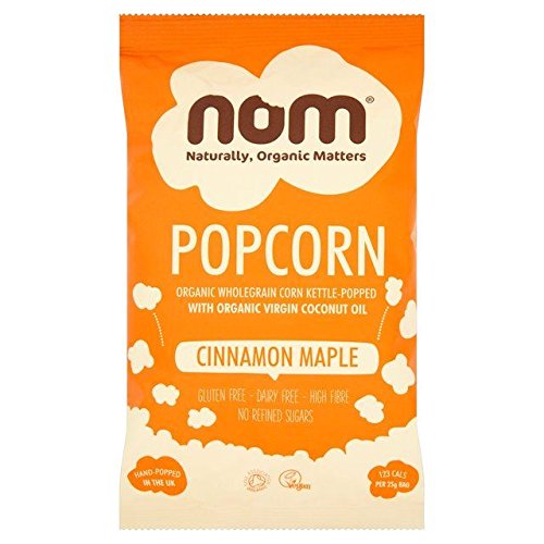 Nom Organic Cinnamon Maple Popcorn - 25g
