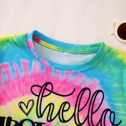 Image of MODNTOGA Kid Girl Boy First Day of School Shirt Back to School T-Shirt Hello Kindergarten 1st 2nd 3rd Grade Graphic Tee Tops