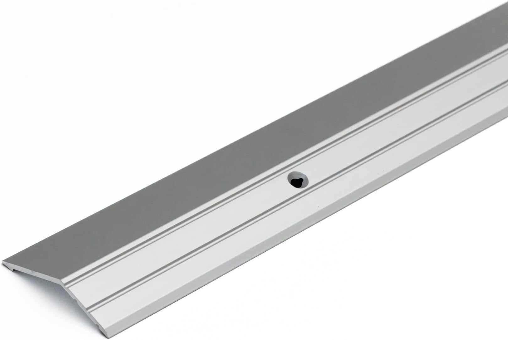 Cezar Aluminium Ramp Edge Trim 45mm ร 16mm Smooth Transition for Floors, 1m LPS16 (Silver)