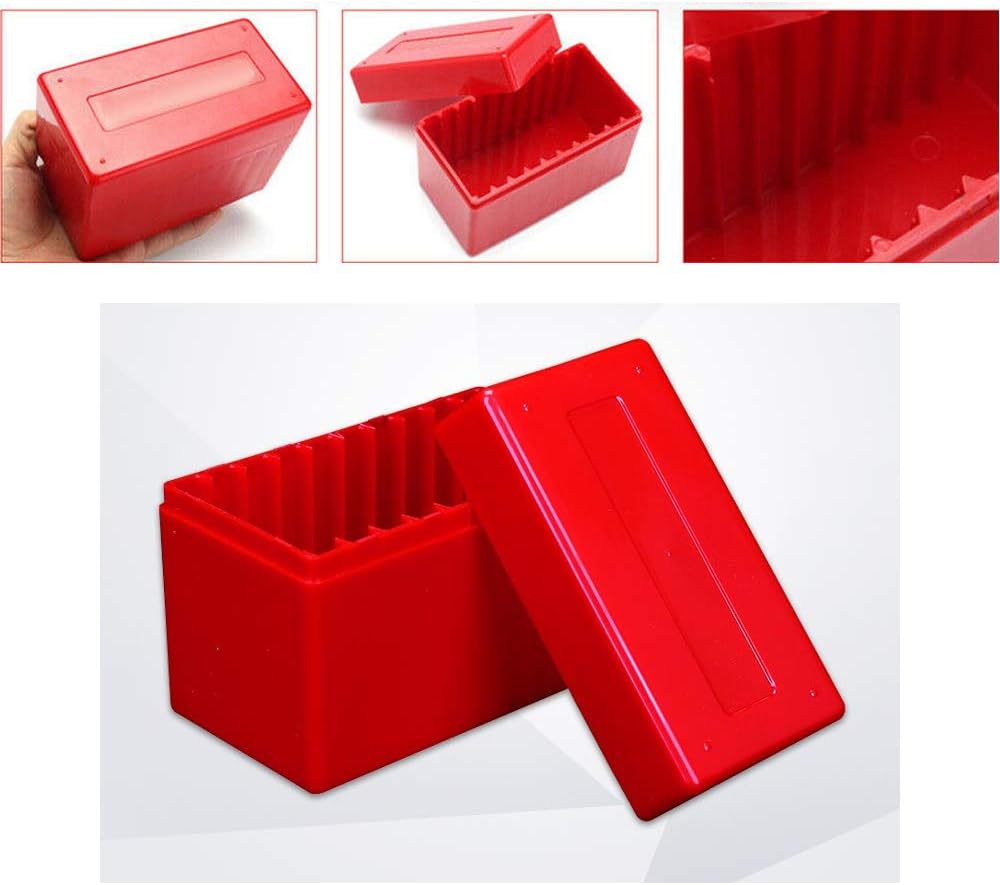 Acxico 1Pcs 10 Coin Slabs Capacity Holder Slab Storage Box Case Fit for PCGS NGC PCCB PMG : Office Products