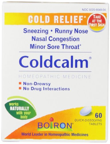 Boiron Coldcalm, 60 Tablets, Homeopathic Medicine for Cold Relief