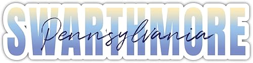 Swarthmore Pennsylvania Souvenir - Imán de 2 pulgadas
