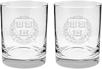 Vista 30 de Vaso de 2 lados, acabado satinado, roca (o whisky) - Juego de 2 (Arkansas Razorbacks)