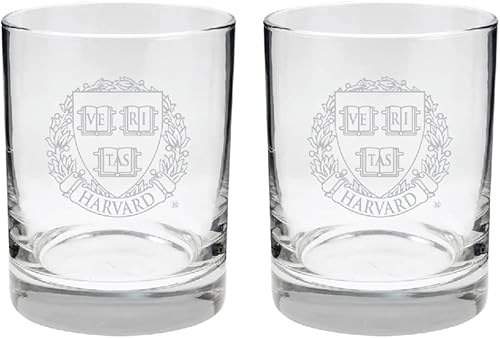 Miniatura 12 de Vaso de 2 lados, acabado satinado, roca (o whisky) - Juego de 2 (Universidad de Nueva York)