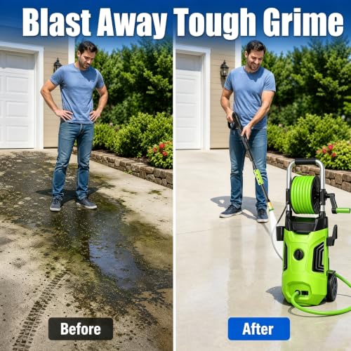 Imdot Electric Pressure Washer 4800PSI Power Washer with with 33FT Hose — view 2