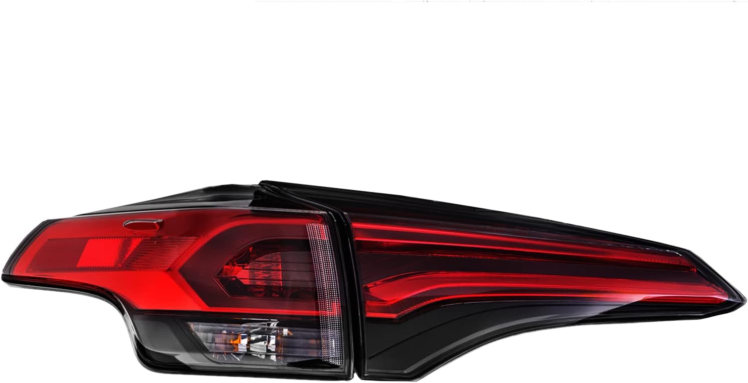 HEADLIGHTSDEPOT Inner Outer Left Set Tail Lamps CAPA Certified Left Driver Compatible with 2016-2018 Toyota RAV4